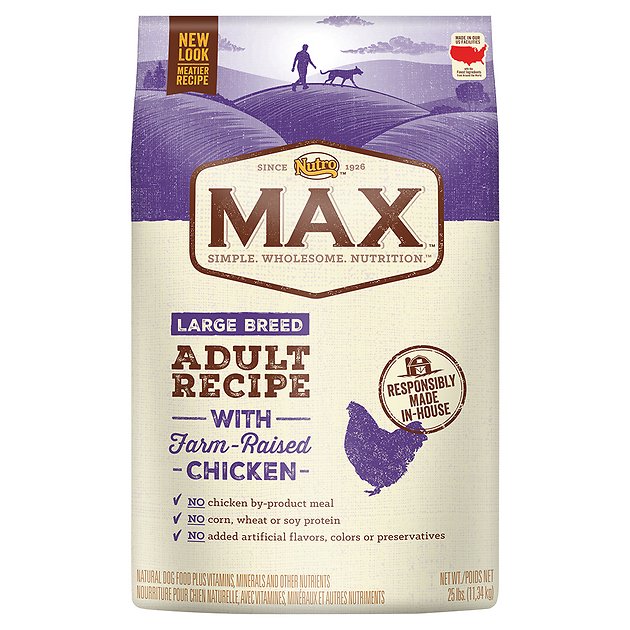 Nutro Max Large Breed Adult Recipe with Farm-Raised Chicken Dry Dog Food, 25-lb bag