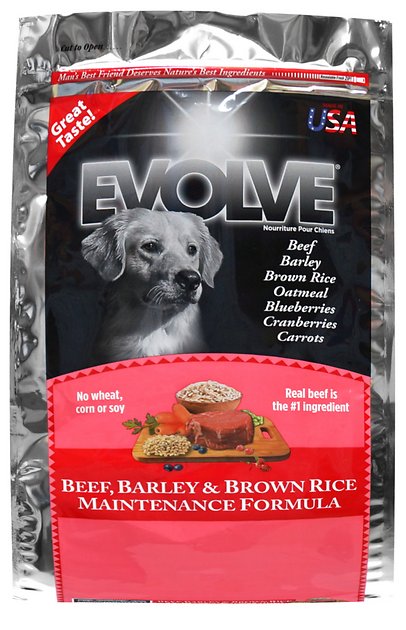 Evolve Beef, Barley & Brown Rice Maintenance Formula Dry Dog Food