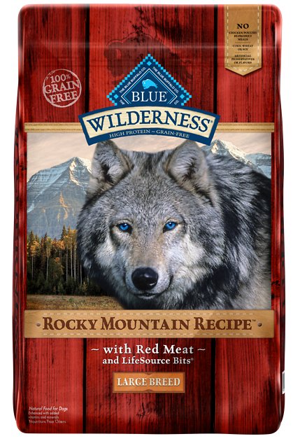 Blue Buffalo Wilderness Rocky Mountain Recipe with Red Meat Large Breed Grain-Free Dry Dog Food, 22-lb bag