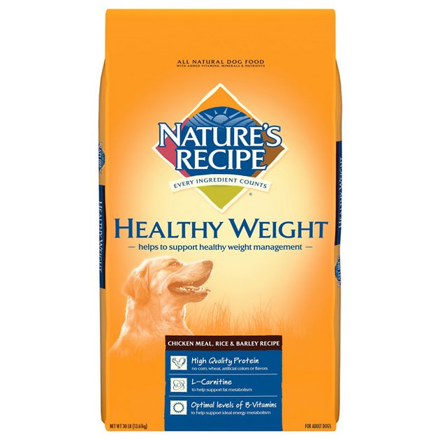 Nature's Recipe Healthy Weight Adult Chicken Meal, Rice & Barley Recipe Dry Dog Food