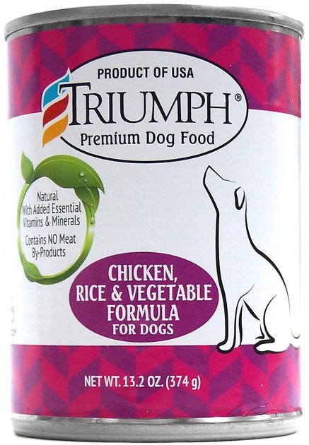 Triumph Chicken, Rice 'N Vegetable Formula Canned Dog Food