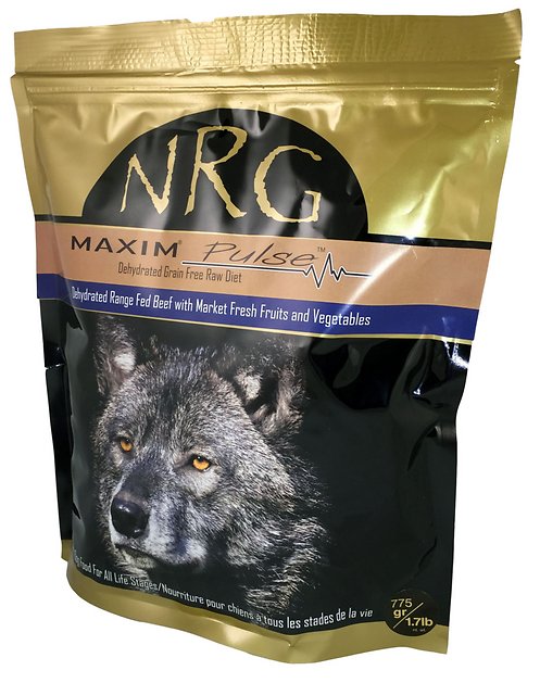 NRG Maxim Pulse Beef & Veggie Grain-Free Dehydrated Raw Dog Food