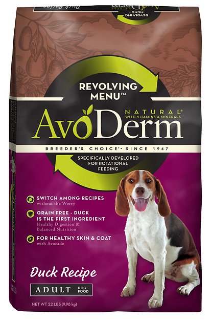 AvoDerm Natural Grain-Free Revolving Menu Duck Recipe Adult Dry Dog Food