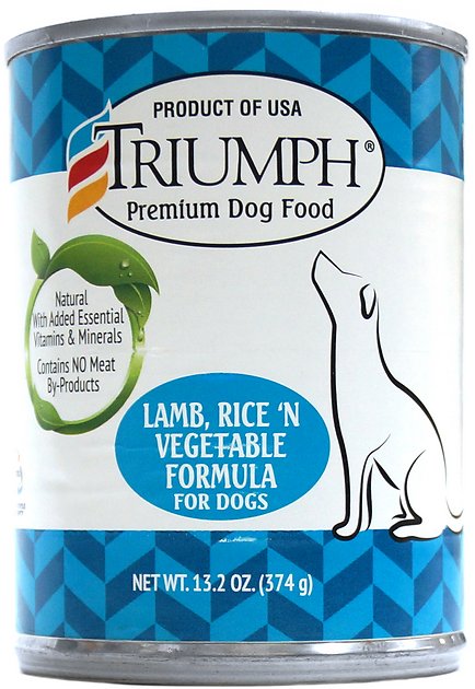 Triumph Lamb, Rice 'N Vegetable Formula Canned Dog Food