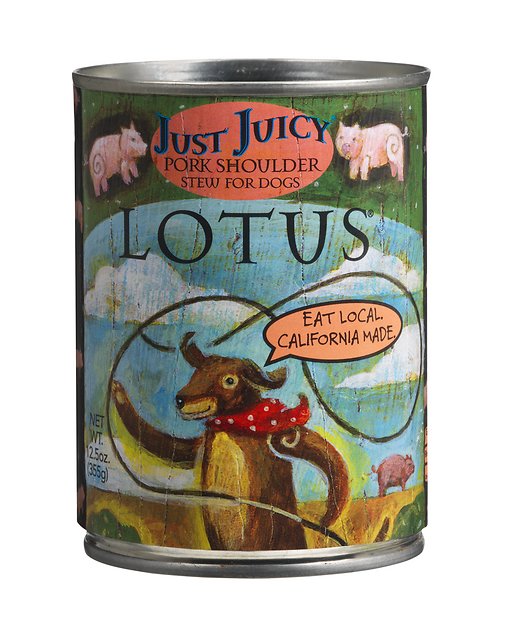 Lotus Just Juicy Pork Shoulder Stew Grain-Free Canned Dog Food