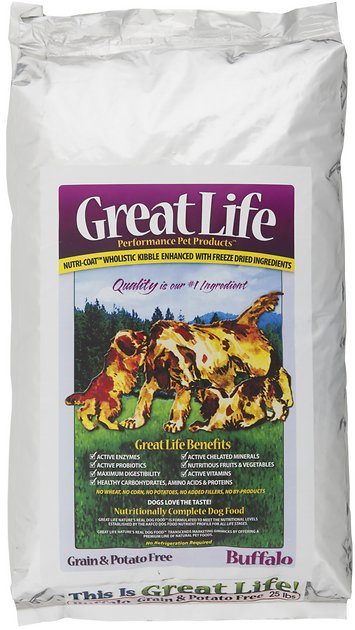 Great Life Grain-Free Buffalo Dry Dog Food