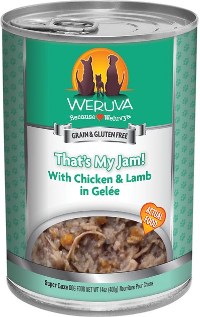 Weruva That's My Jam! With Chicken & Lamb in Gelee Grain-Free Canned Dog Food