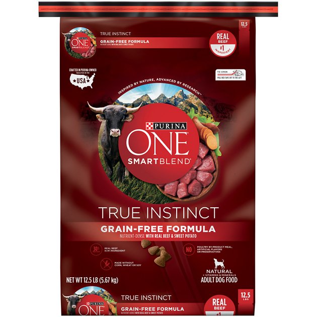 Purina ONE SmartBlend True Instinct with Real Beef & Sweet Potato Grain-Free Dry Dog Food