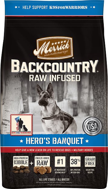 Merrick Backcountry Raw Infused Hero's Banquet Recipe Dry Dog Food